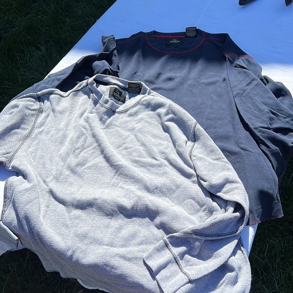 Red Head Brand Co Men XL Long Sleeve Thermal Henley Waffle Knit Shirt - Picture 4 of 8